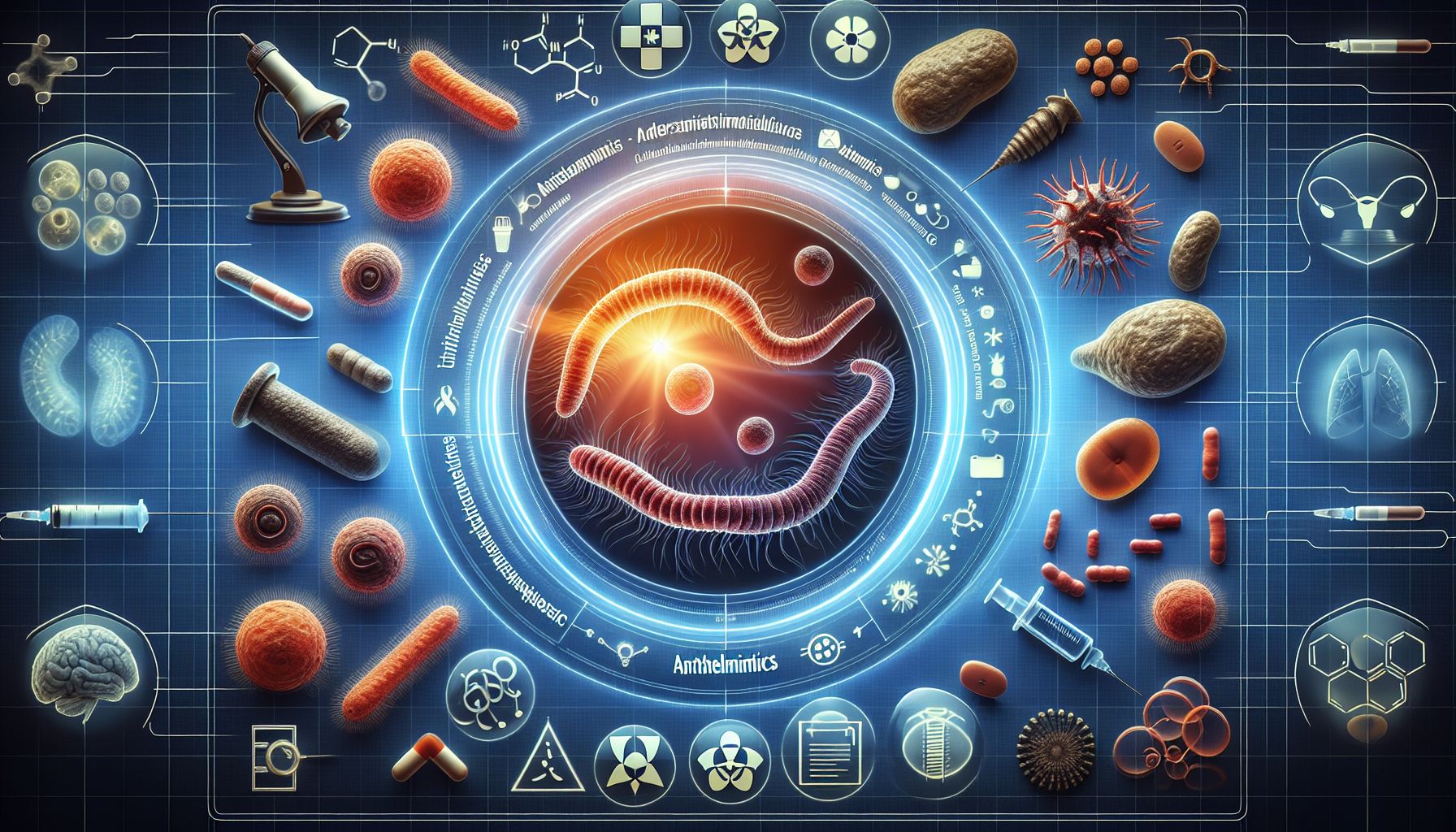 Image of various anthelmintic medications